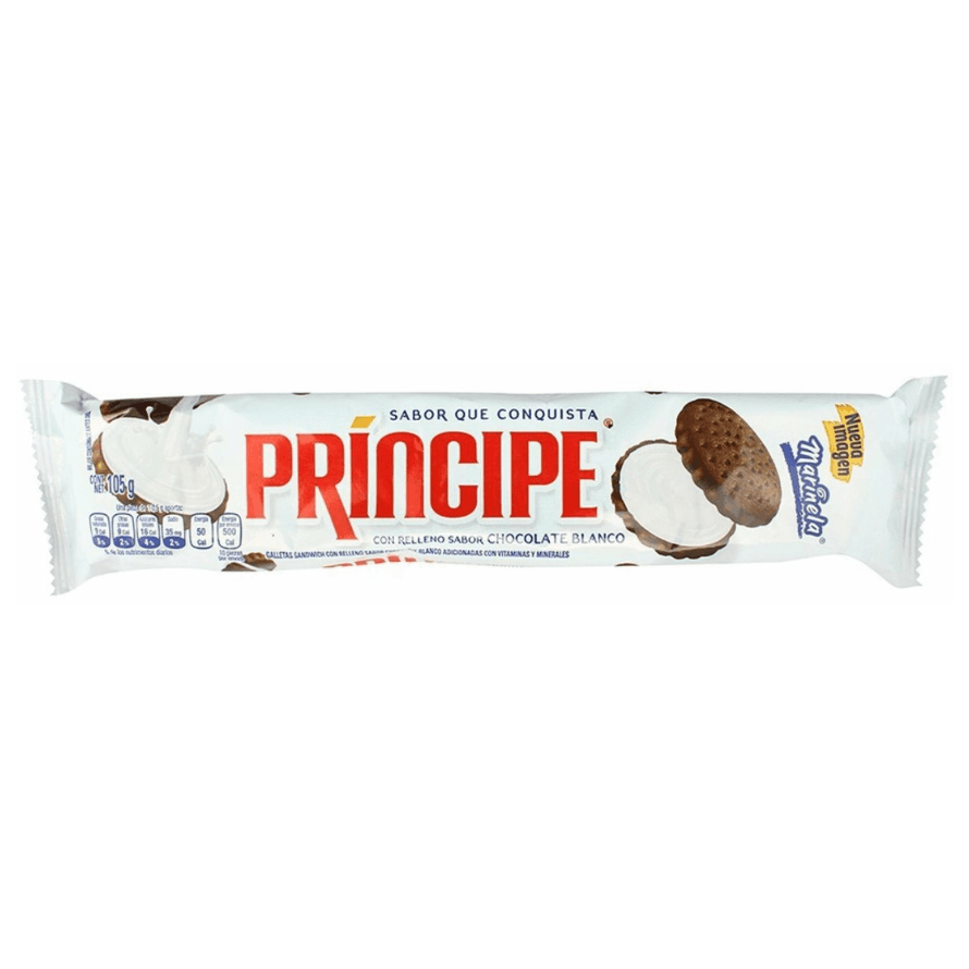 Marinela Principe Chocolate Blanco Galleta 126 gr