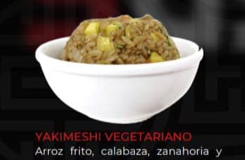 Arroz Yakimeshi Vegetariano