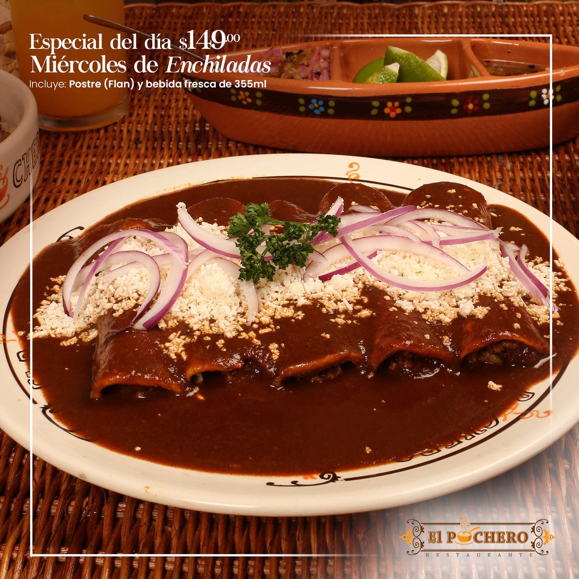 Enchiladas de mole
