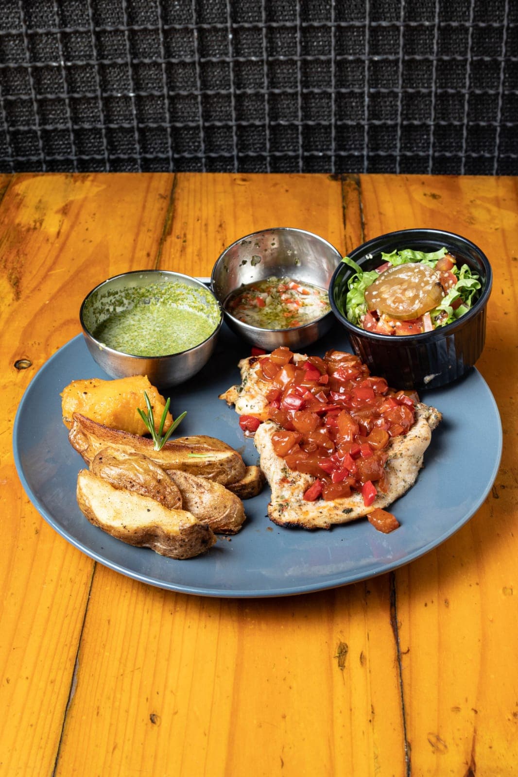 Combo Filete de Pechuga Agridulce150gr+Papa+Bebida