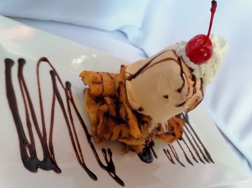Banana tempura