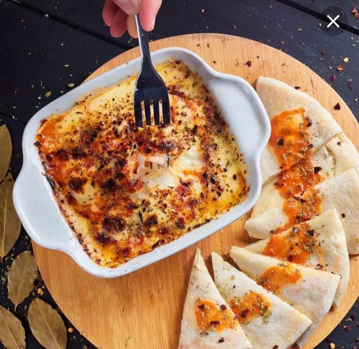 Lasagna Pollo y Carne en Salsa Roja