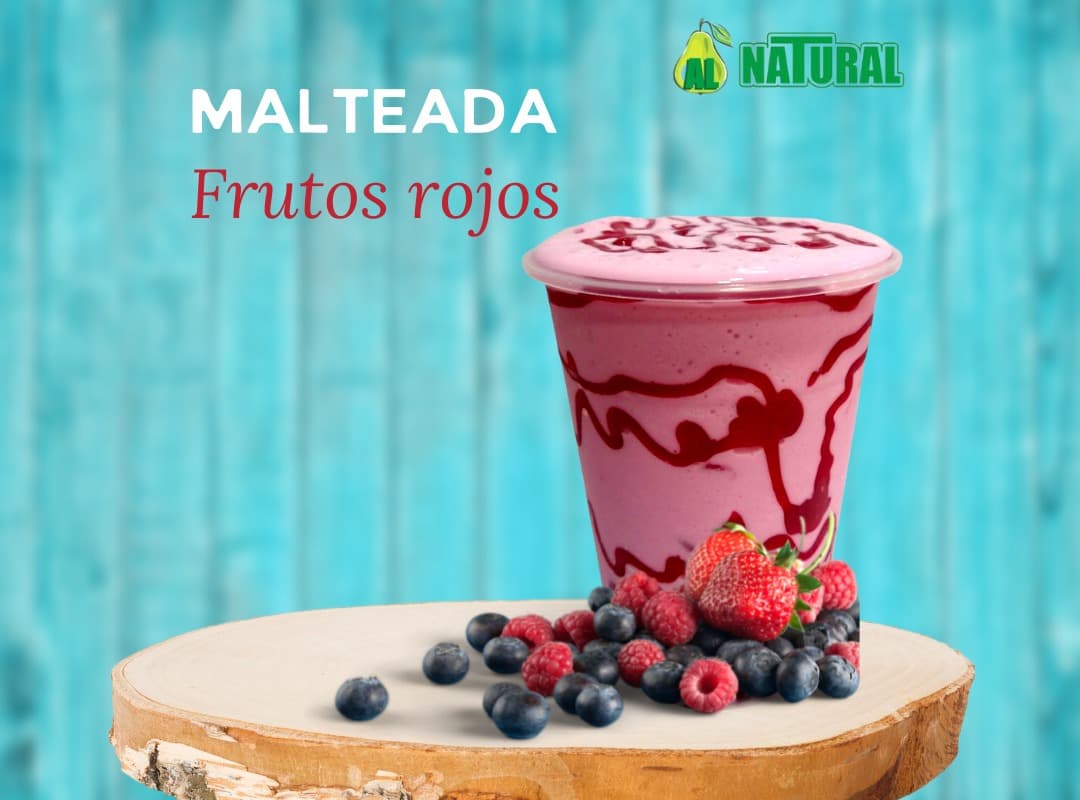 Malteada Frutos Rojos 16 Oz