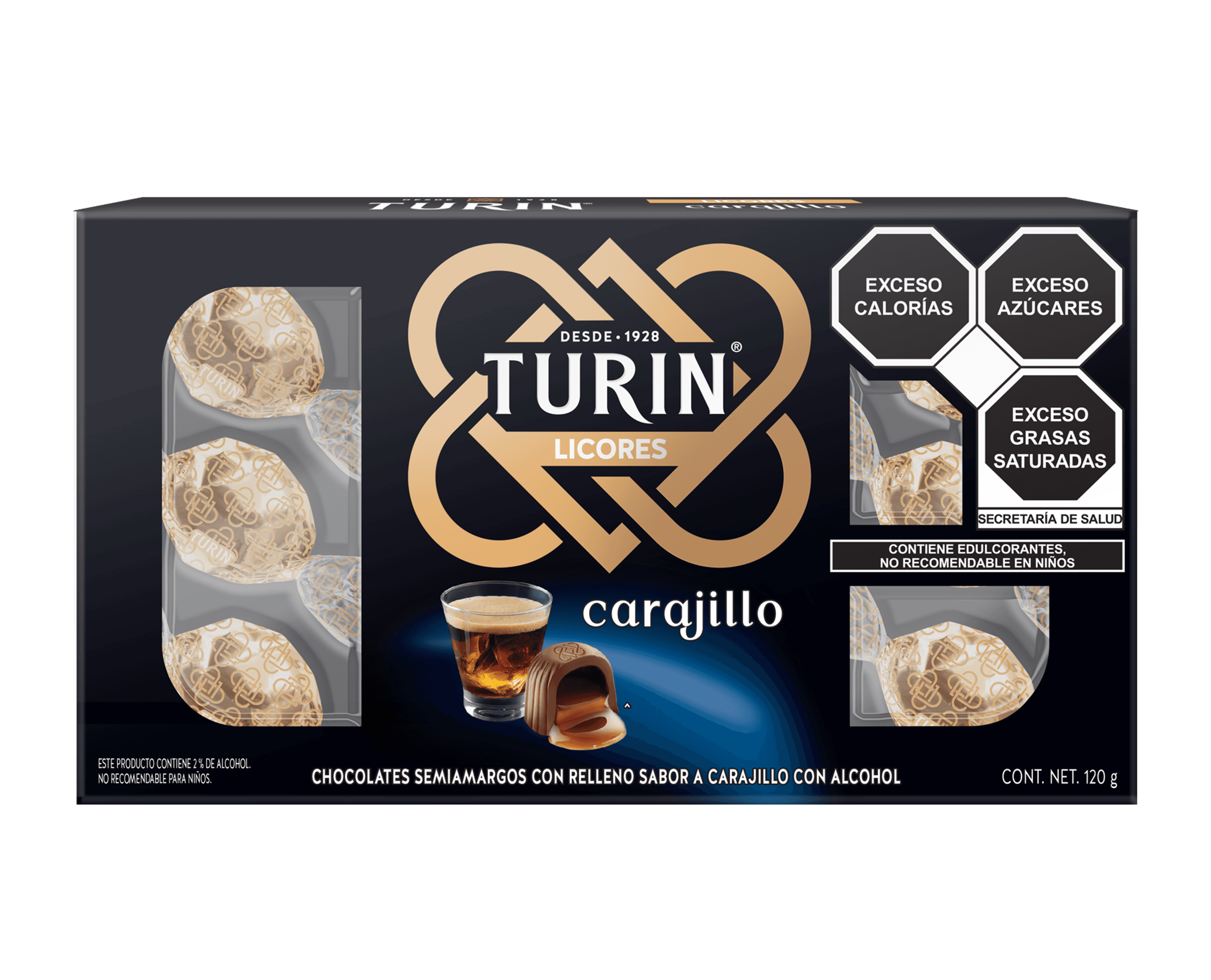 Turin Chocolates Carajillo Estuche 120 G