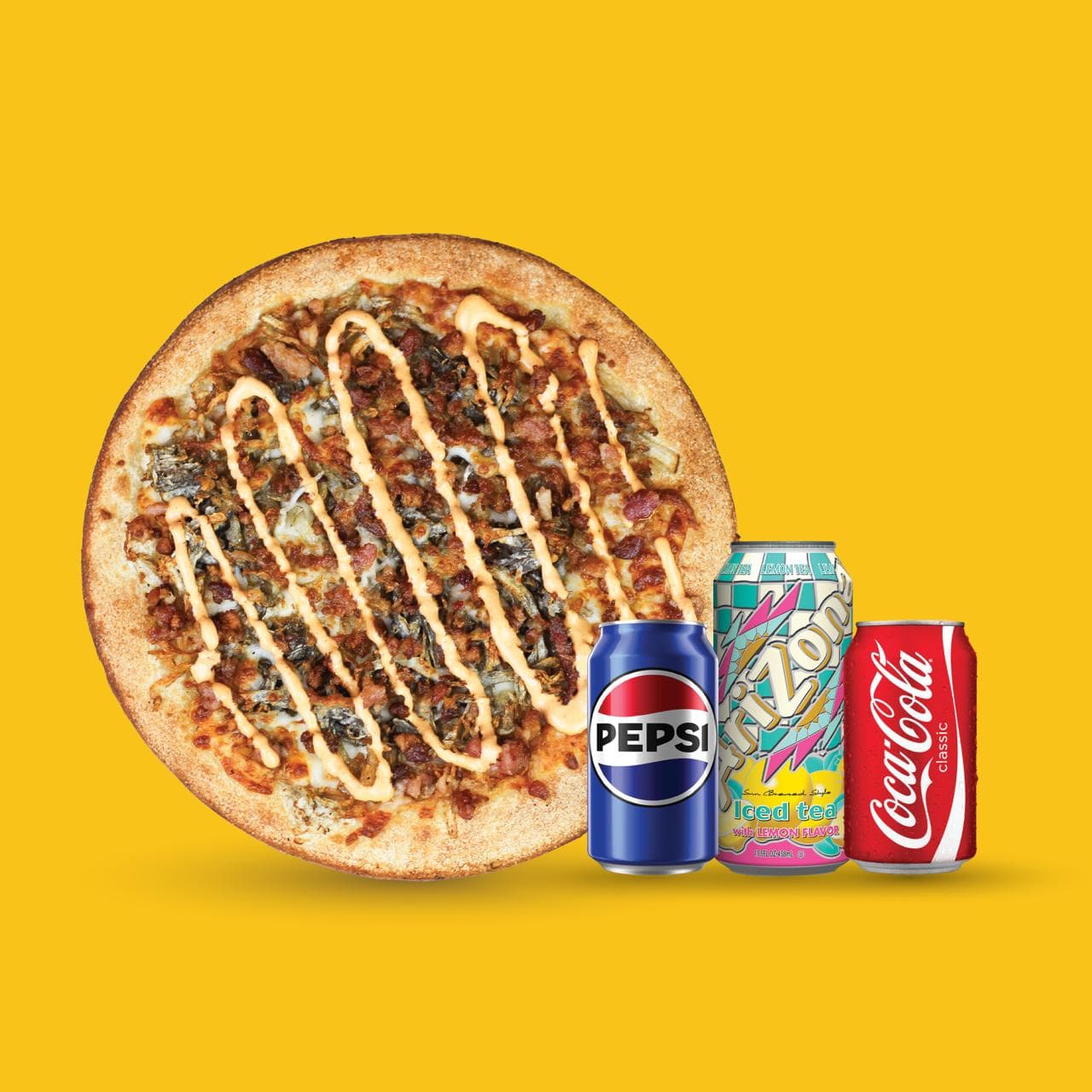 Combo Pizza Papas con Tocino