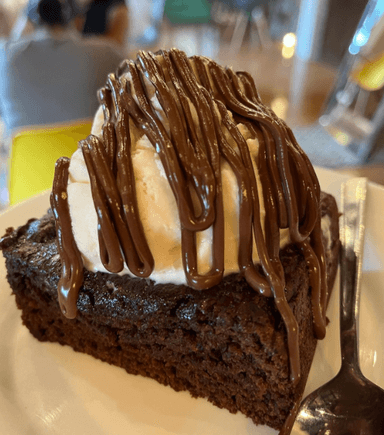 Brownie con Nieve
