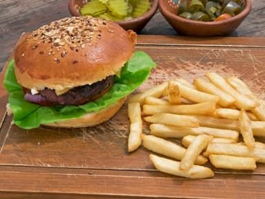 Hamburguesa Clásica Americana
