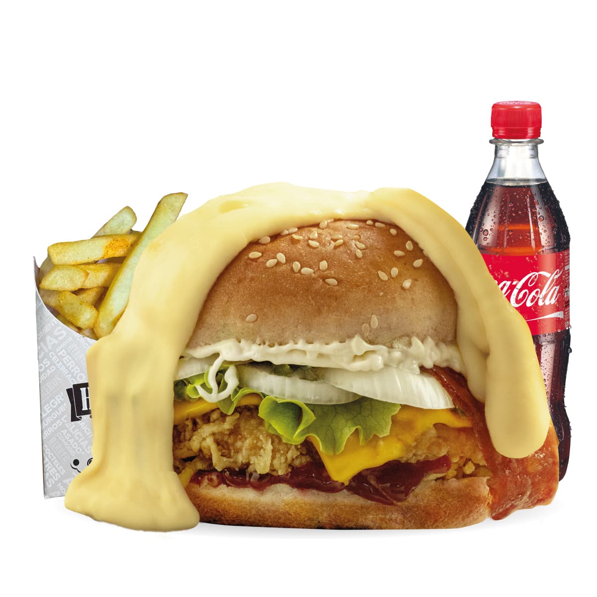 Combo Hamburguesa Súper Pollo Crispy