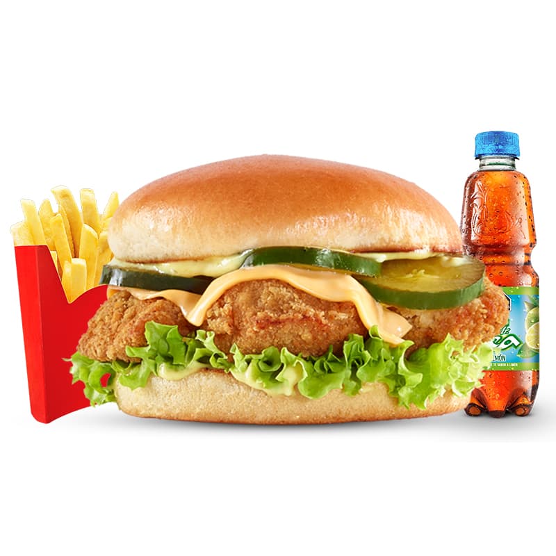 Combo Pollo Crispy Miel Mostaza