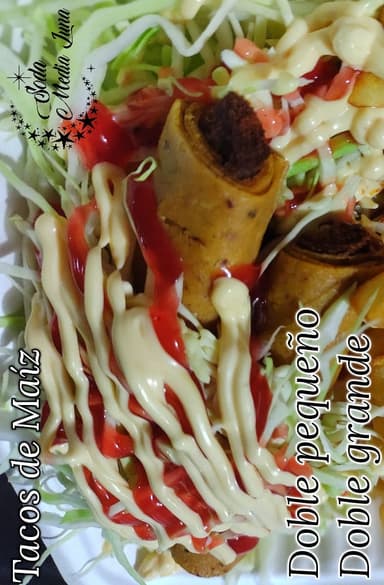 Taco Grande Sencillo Doble (Harina)