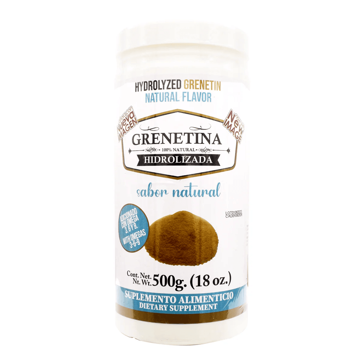 GRENETINA HIDROLIZADA NATURAL 500 G