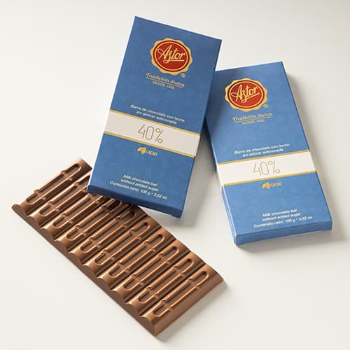 Barra de Chocolate sin Azúcar Adicionada