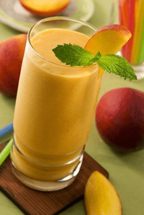 Jugo de Melocotón, Naranja y Mango