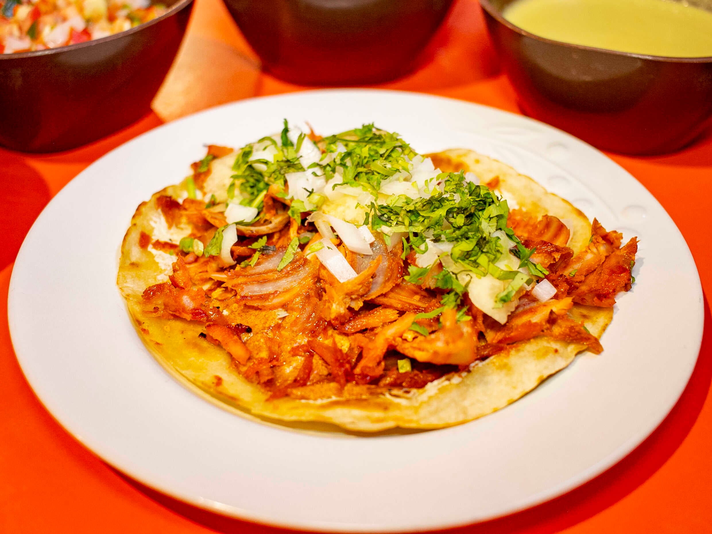 Taco al Pastor en Harina