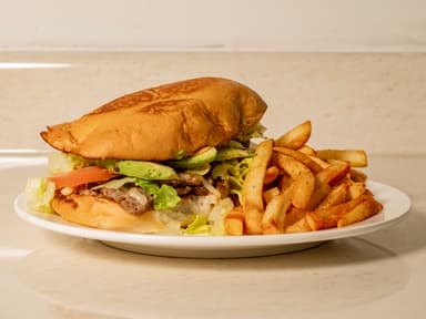 Torta Carne Asada/Papas a la francesa