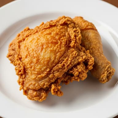 Porción de pollo frito
