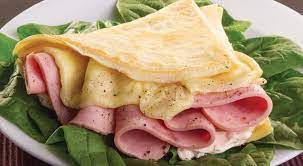 Crepa de Jamón con Queso Mozzarella