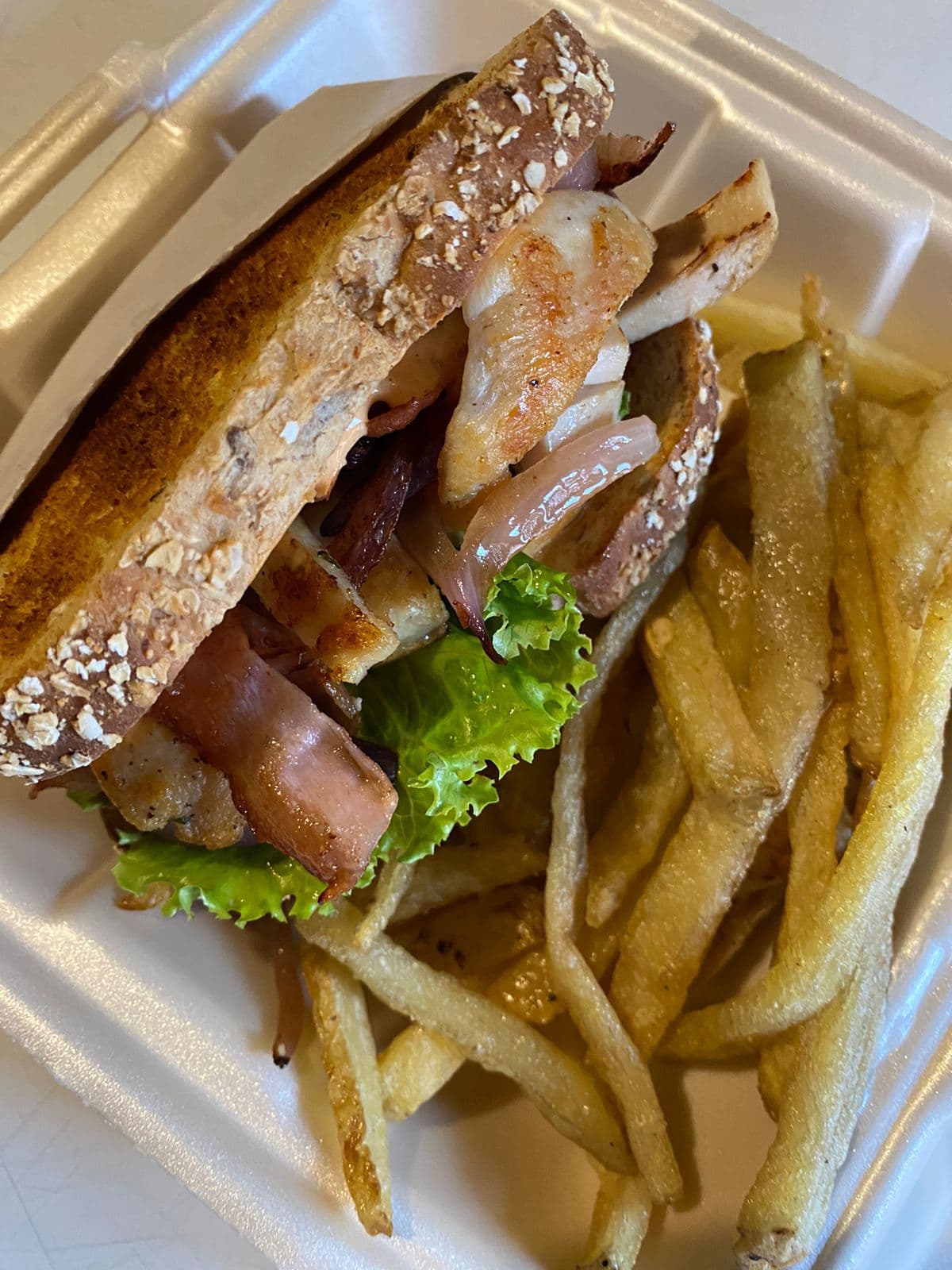 Sandwich de pollo al chipotle