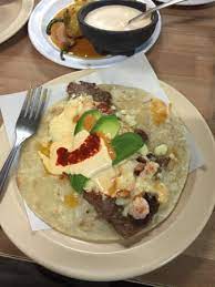 TACO HARINA ARRACHERA CON CAMARÓN