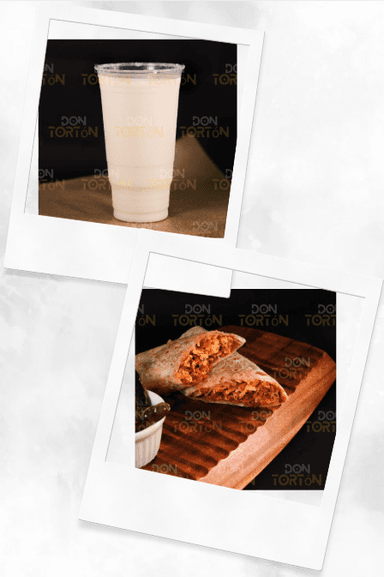 Burrito de Pastor y Agua de Horchata 1/2 L