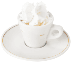 Espresso Caliente con Panna