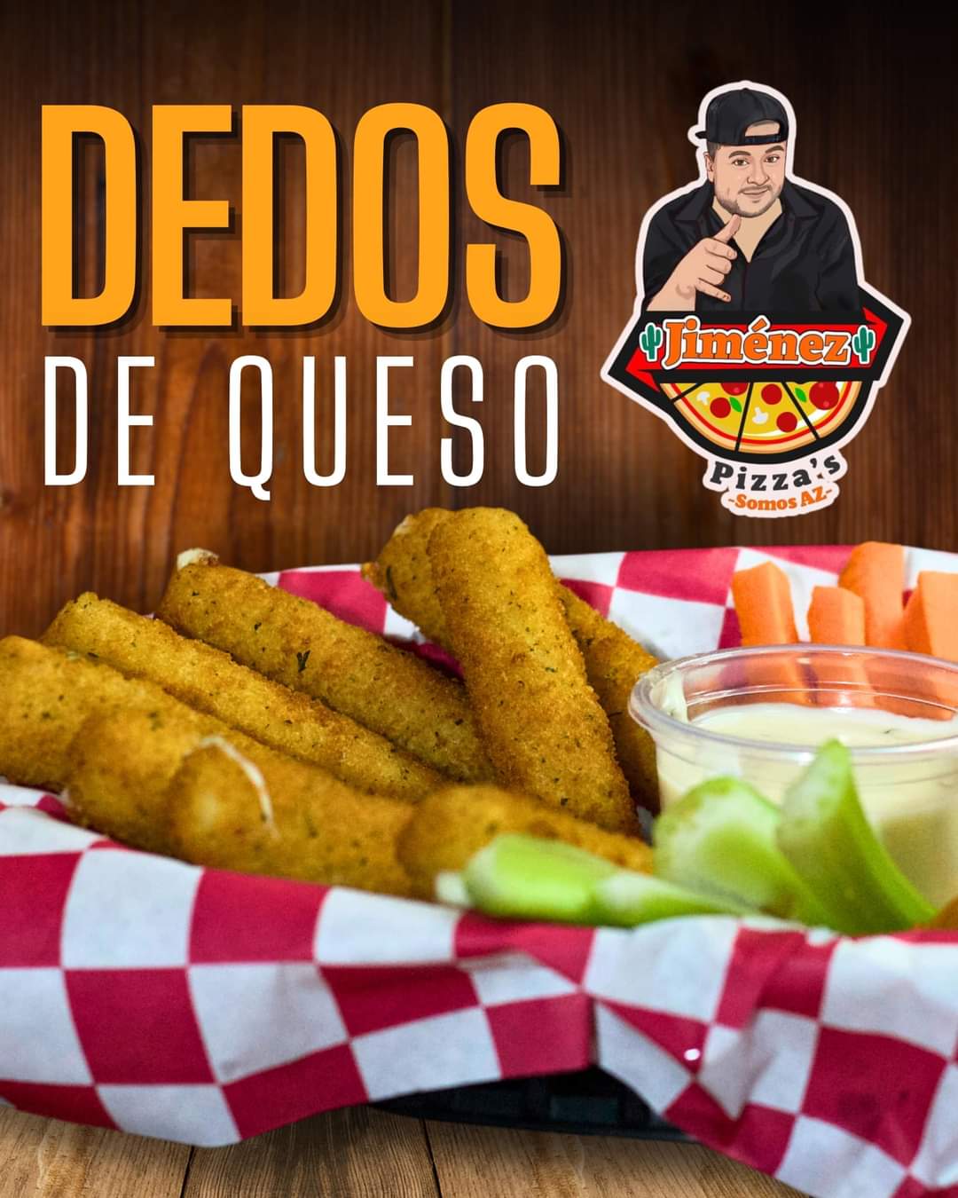 Dedos de Queso 8 Piezas