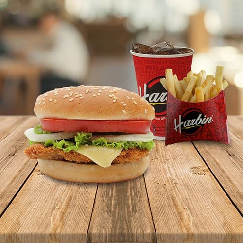 Combo Hamburguesa Chicken Broaster