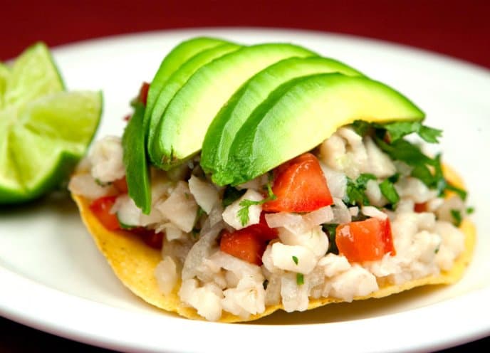 Tostadas de Pescado