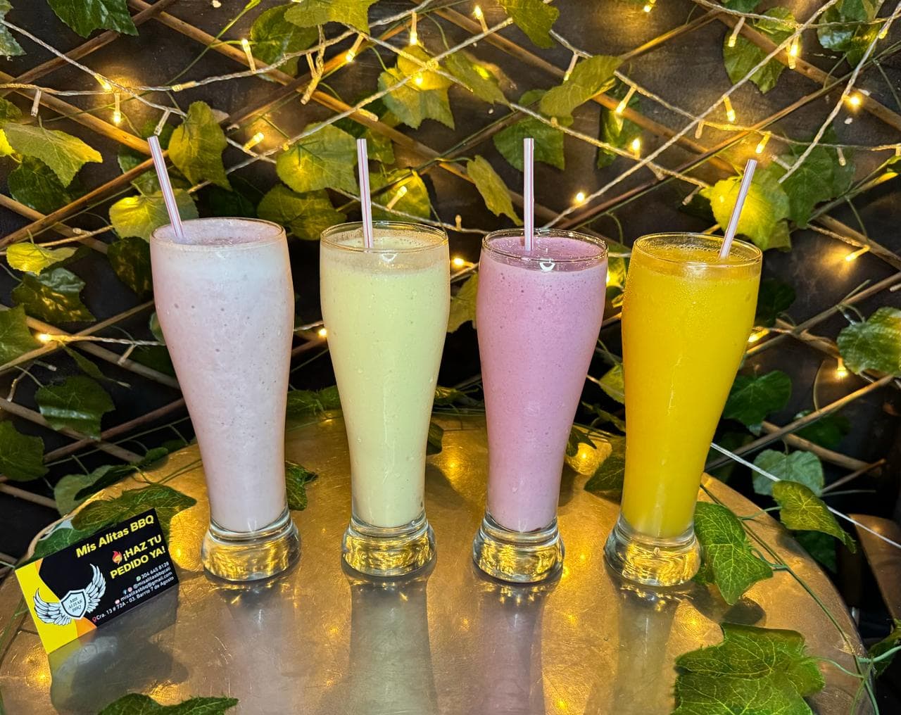 Jugo natural en Leche