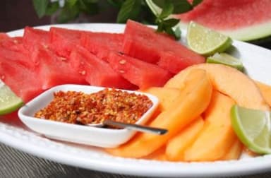 Fruta con Chile, Sal y Limón Vaso
