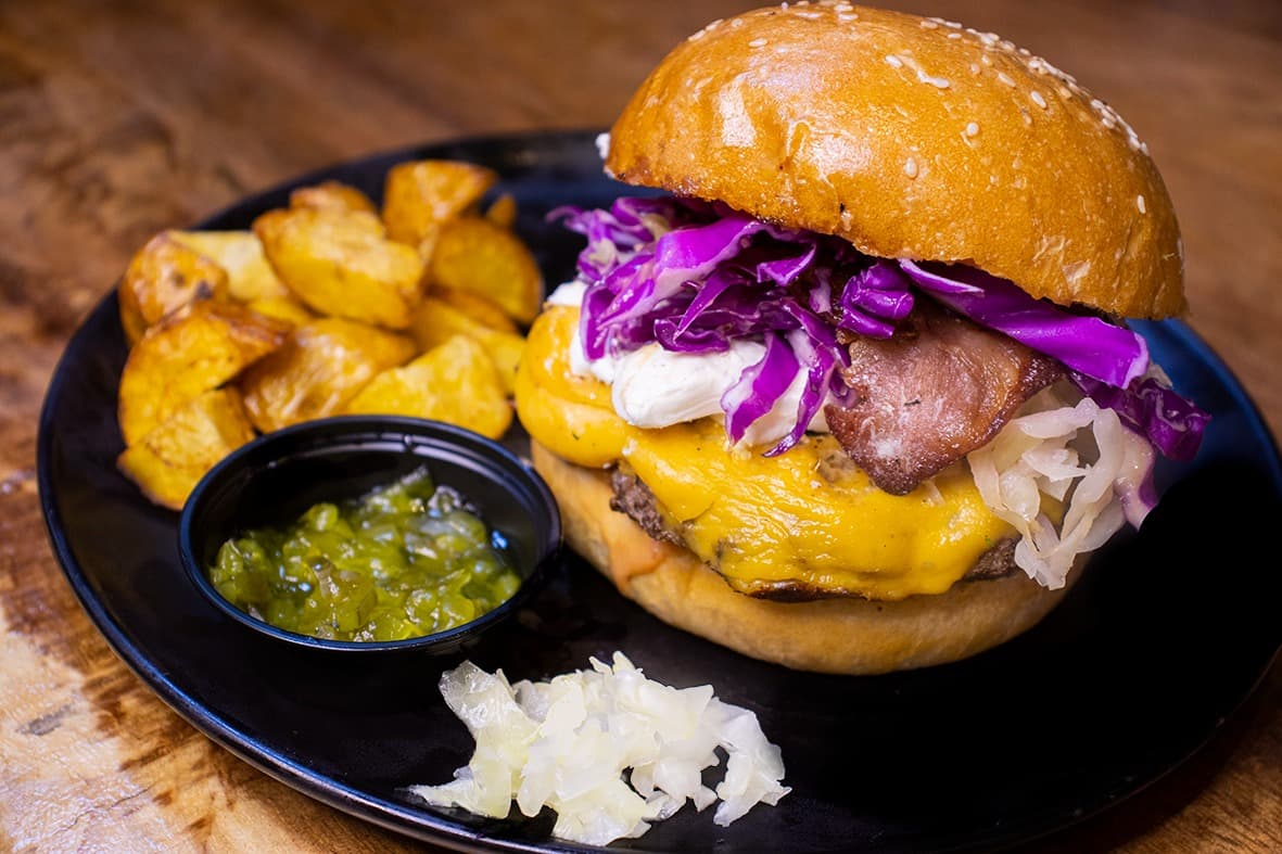 Burger Süss Bacon