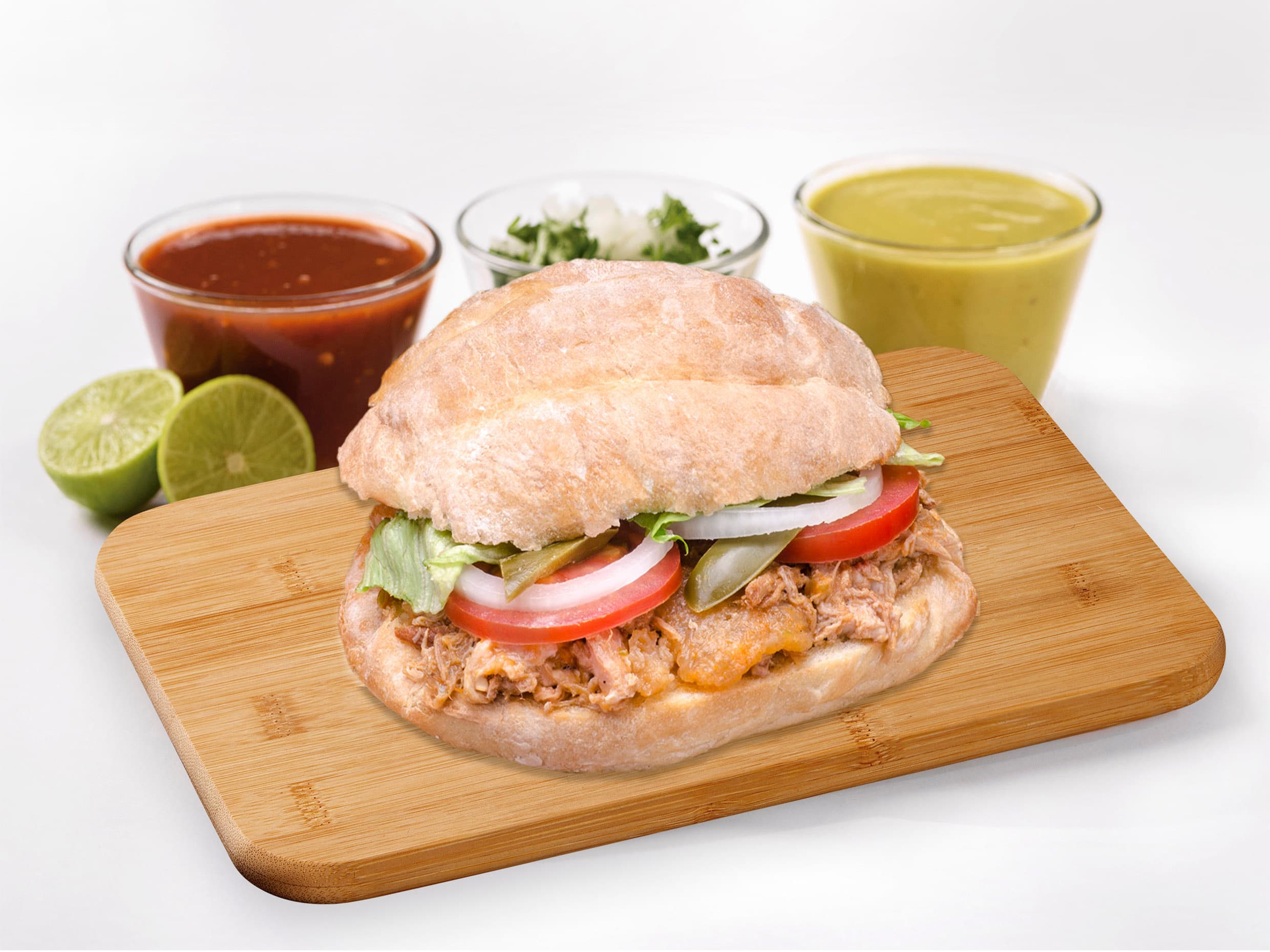Torta de Chicharrón en Salsa Roja