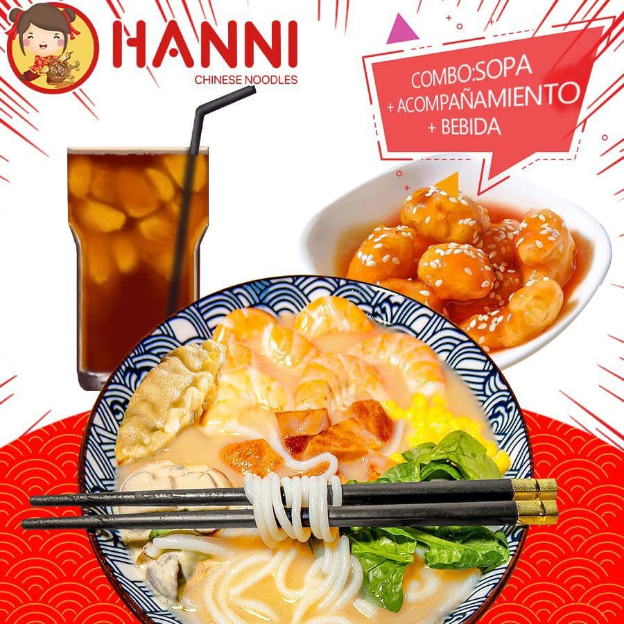 Combo Mediano Shrimp Noodles