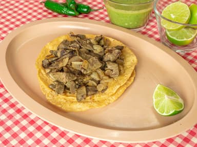 Taco de Hígado de Res