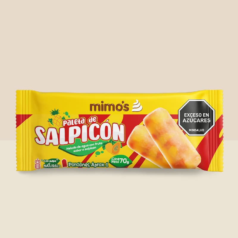 Paleta fruta Salpicón