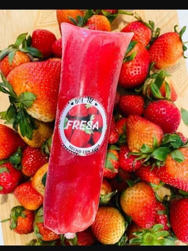 Hielito de Fresa Natural (Base Agua)