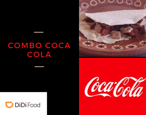 Combo Coca 4 tacos campechanos