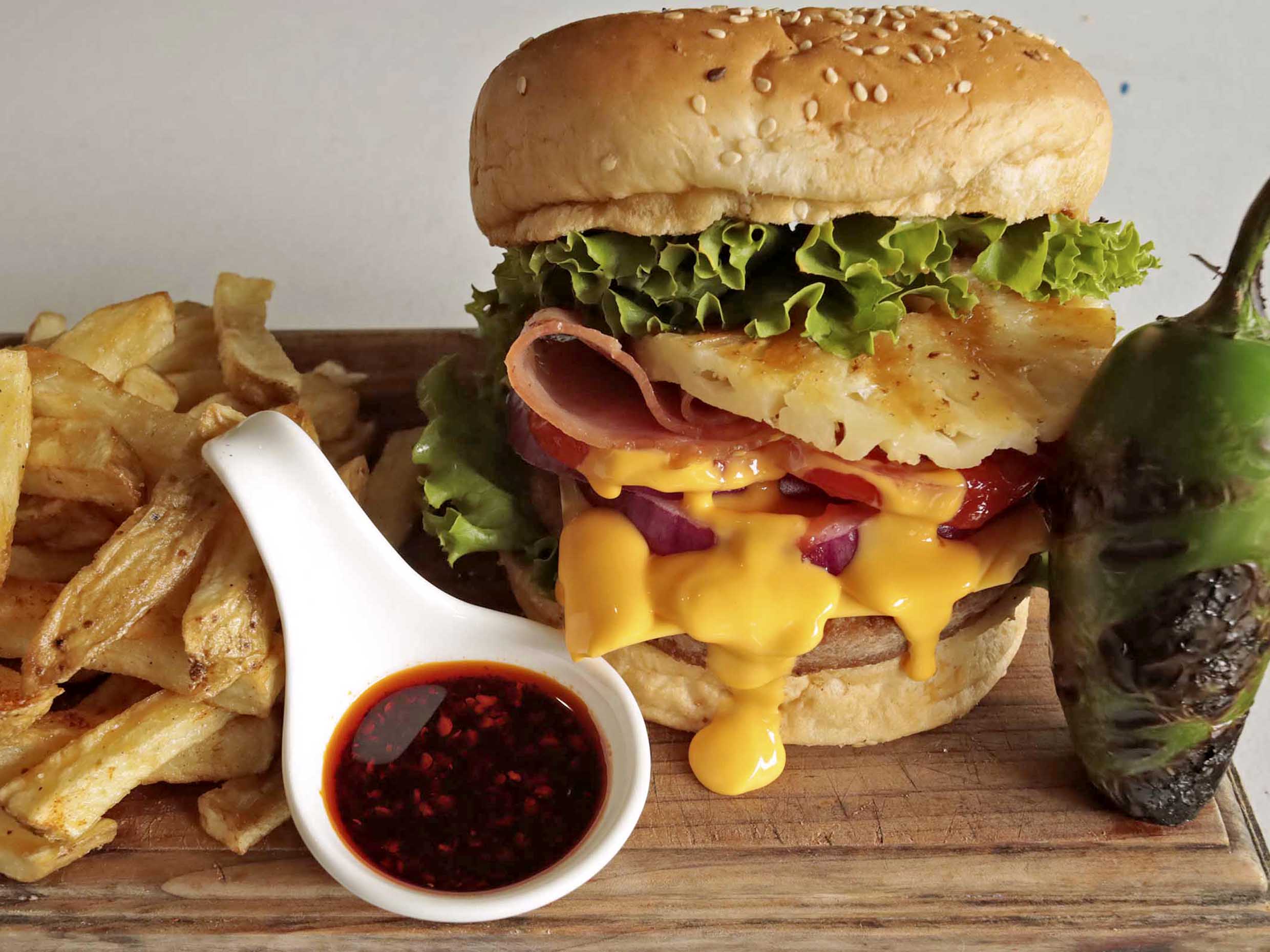 HAMBURGUESA  NORTEÑA