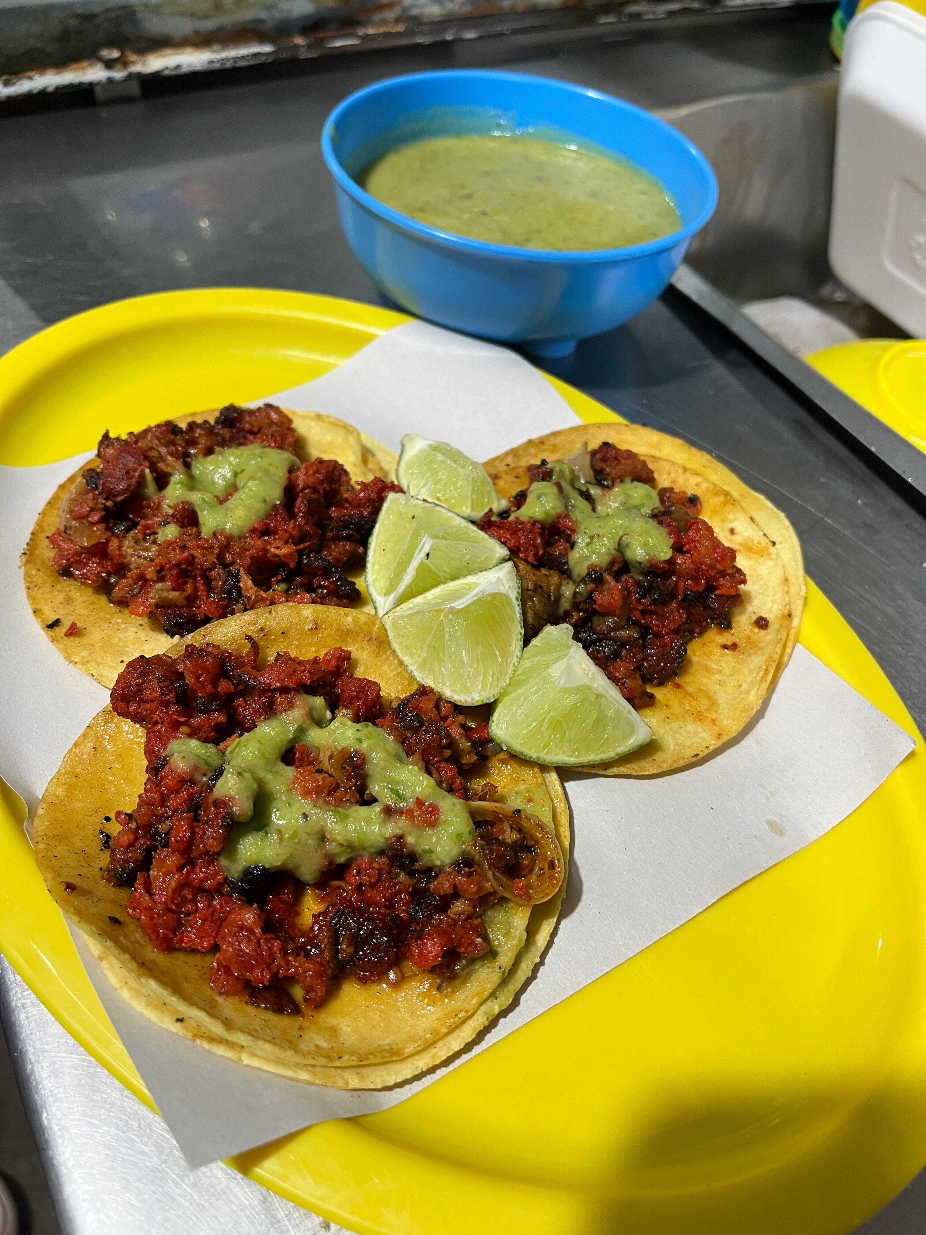 Taco de Bistec de Puerco