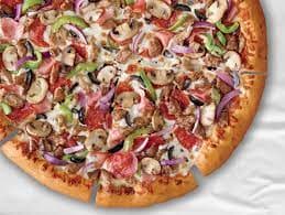 Pizza Suprema Grande + Refresco Pepsi 2.5l