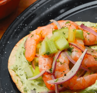 Tostada de Camarón
