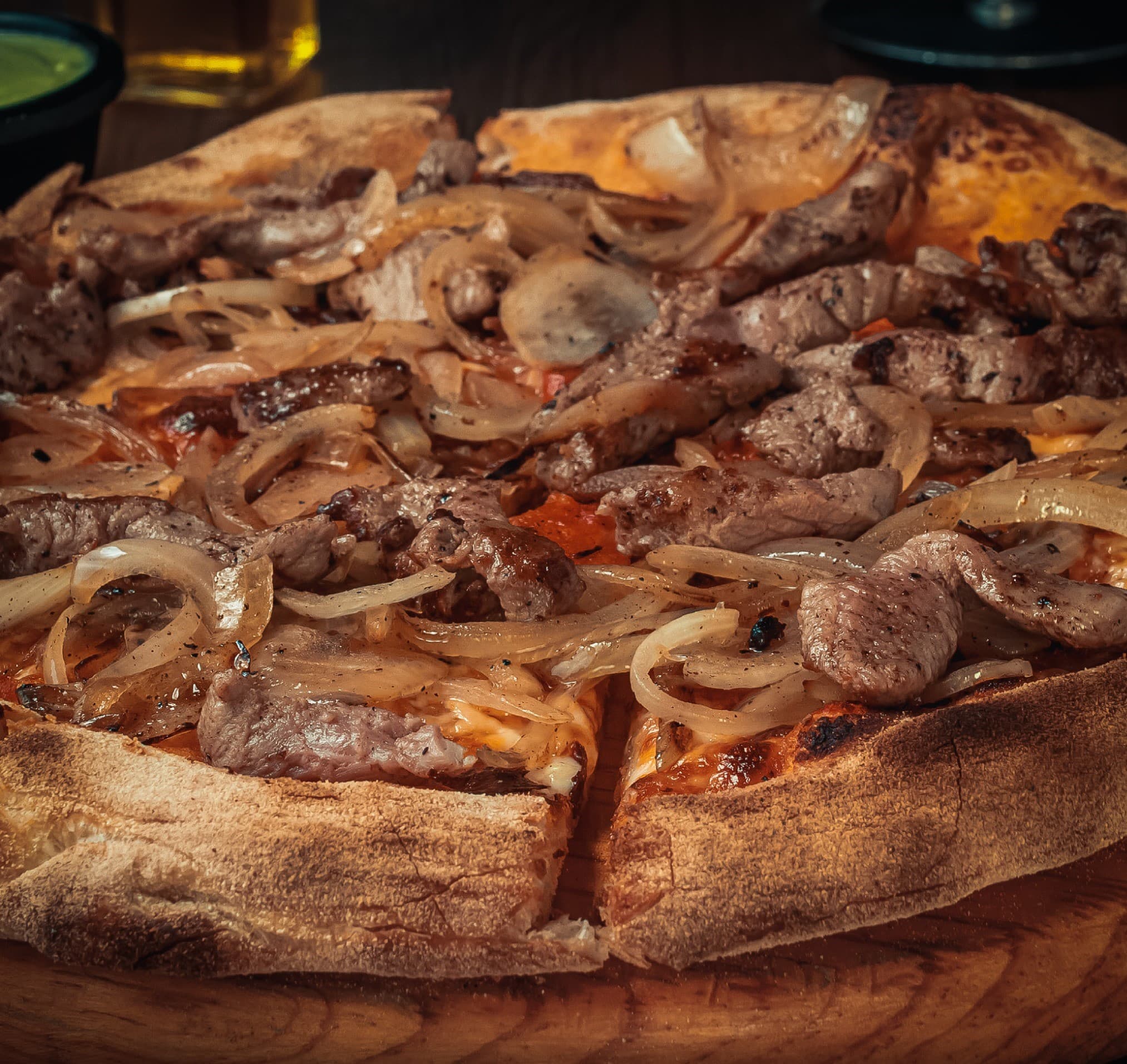 PIZZA DE ARRACHERA