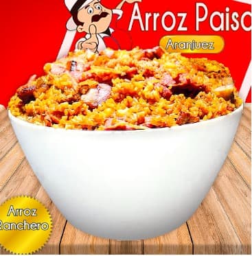 Arroz Paisa con pollo 8 personas