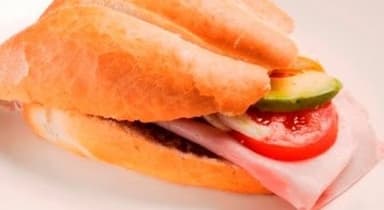 Torta de jamón de pierna.
