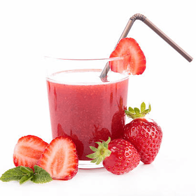 Jugo de Fresa en Leche