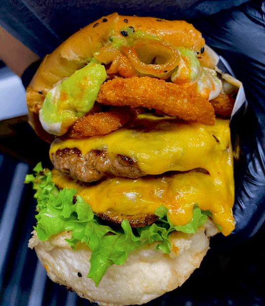 Hamburguesa Texana con Papas