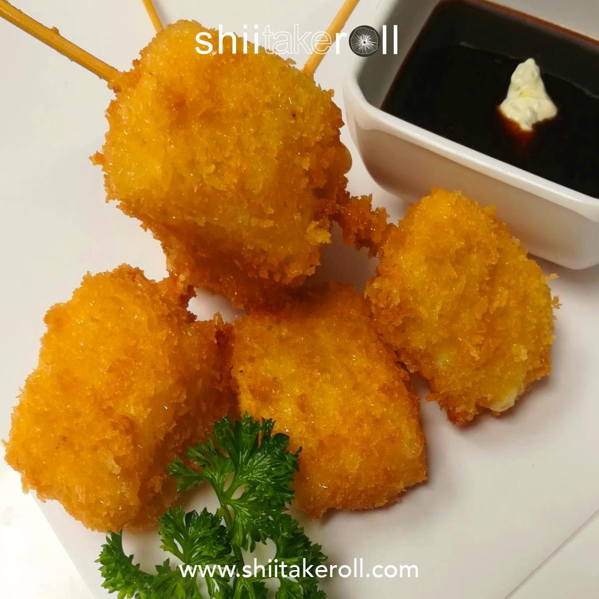 Kushiage de Queso