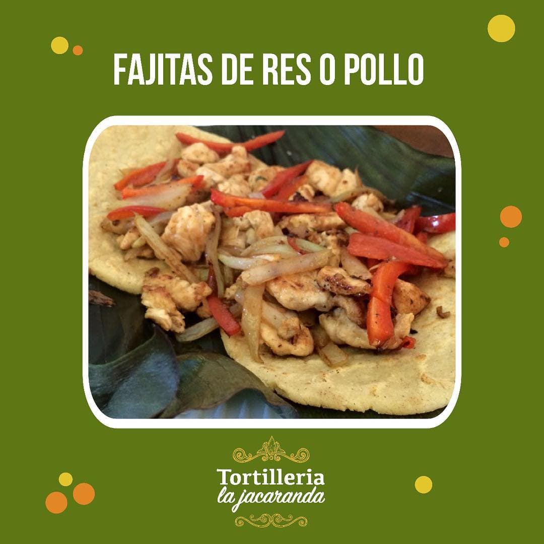 Fajitas de Res, Pollo o Cerdo
