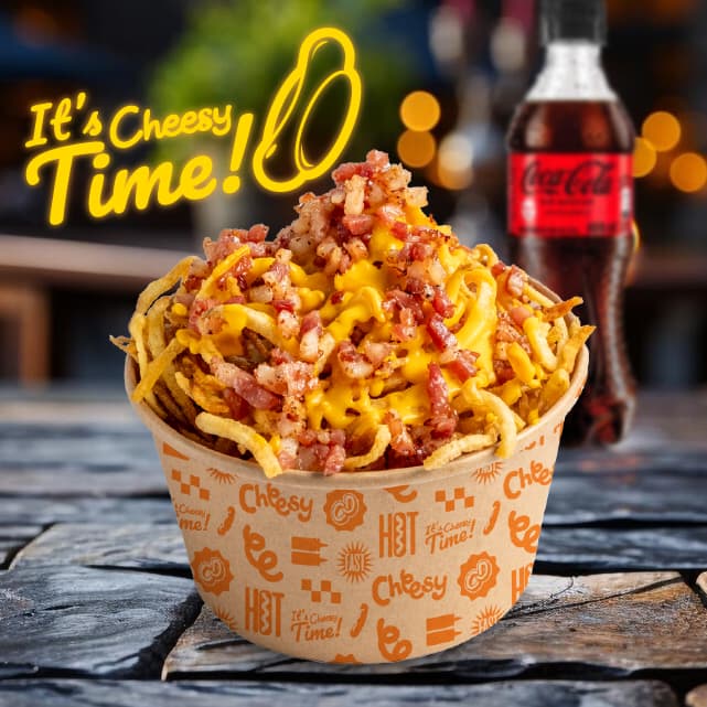 Papa Cheesy Tocineta en Combo