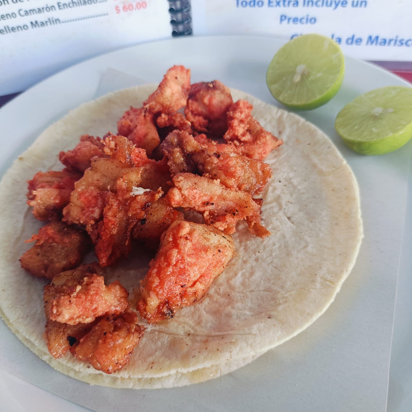 Taco de Chicharrón de Pescado